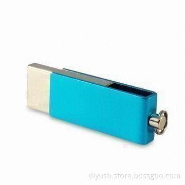 USB Flash Drive, Made of Plastic with 1 to 16GB Capacity, Compatible with Apple's Mac and PCs